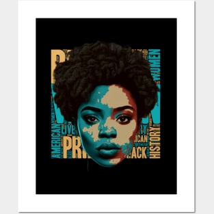 Black Women Power, African American Brown Girl Posters and Art